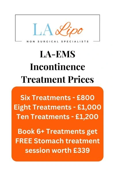 LA-EMS Incontinence Treatment Prices Ashford