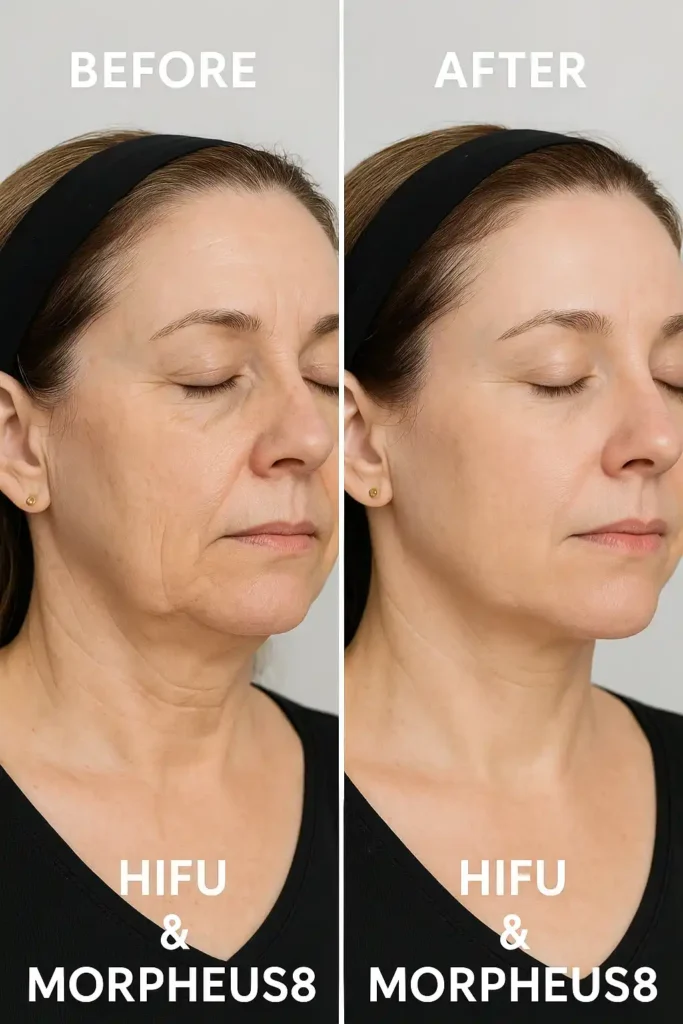 HIFU & Morpheus8 treatment results Ashford - book in today!