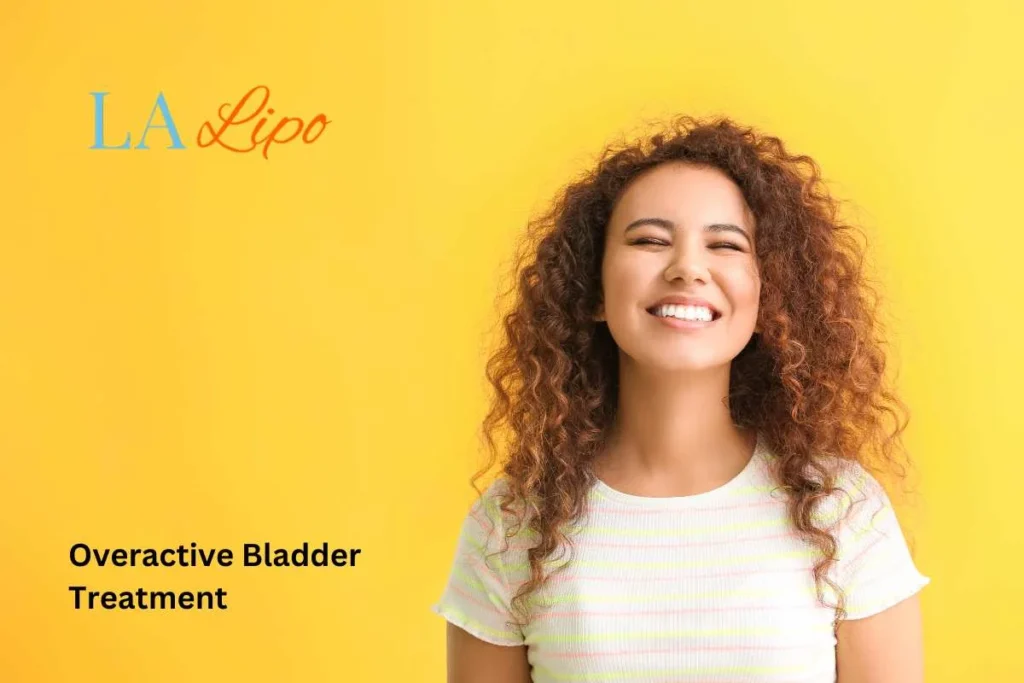 woman smiling about overactive bladder treatment Ashford solutions