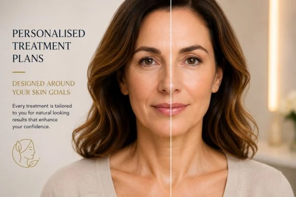 Before and after results of Collagen Lift Therapy Ashford