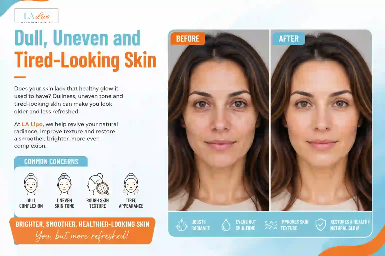 Sign #5: Dull, Uneven and Tired-Looking Skin Ashford
